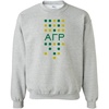 Greekgear Alpha Gamma Rho Logo Crewneck Sweatshirt(Sports Grey)