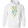 Greekgear Alpha Gamma Rho Logo Hooded Sweatshirt(Light Grey)