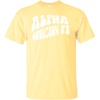 Greekgear Alpha Omicron Pi Sorority Shag T-Shirt(Maize)