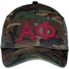 Greekgear Alpha Phi Lettered Camouflage Hat Military Camo