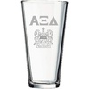 Greekgear Alpha Xi Delta Mixing Glass Transparent