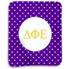 Greekgear Delta Phi Epsilon DPHIE Polka Dots Sherpa Lap Blanket