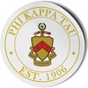 Greekgear Phi Kappa Tau Circle Crest – Shield Decal