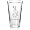 Greekgear Phi Kappa Tau Mixing Glass Transparent