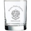 Greekgear Sigma Alpha Epsilon SAE Old Style Glass Transparent