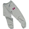 Greekgear Women’s Alpha Phi Lettered Thigh Sweatpants(Sports Grey)