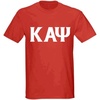 Kappa Alpha Psi Letter Tee(Red)