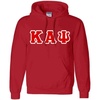 Kappa Alpha Psi Sewn Lettered Sweatshirts(Red)