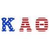 Kappa Alpha Theta American Flag Greek Letter Sticker