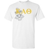 Kappa Alpha Theta Greek Crest T-Shirt(Light Grey)