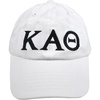 Kappa Alpha Theta Greek Letter Hat(White)