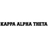 Kappa Alpha Theta Long Window Sticker