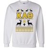 Kappa Alpha Theta Ugly Christmas Sweater Crewneck Sweatshirt(White)