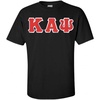 Men’s Kappa Alpha Psi Fraternity Lettered 100 Percent Cotton T-Shirt Small Black