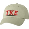 Personalized Tau Kappa Epsilon TKE Greek Line Hat(Tan)