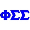 Phi Sigma Sigma Big Greek Letter Window Sticker Decal 4 Inches Royal Blue(Royal Blue)