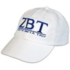 Zeta Beta Tau World Famous Line Hat(White)