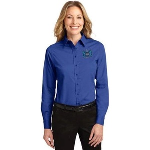 Alpha Xi Delta Long Sleeve Oxford(Royal/Classic Navy)