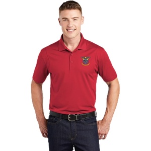 Delta Phi Epsilon DPHIE Emblem Polo X-Large Purple