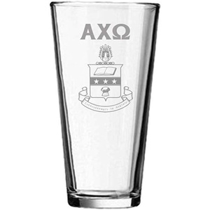Greekgear Alpha Chi Omega Mixing Glass Transparent