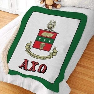 Greekgear Alpha Chi Omega Sherpa Lap Blanket