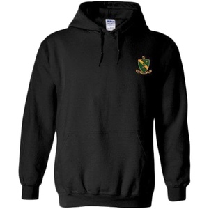 Greekgear Alpha Gamma Rho Patch Hooded Sweatshirt(Black)