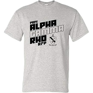 Greekgear Alpha Gamma Rho Upstanding Tee(Sports Grey)