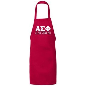 Greekgear Alpha Sigma Phi Large Apron Red