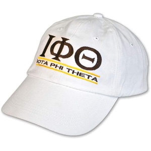 Greekgear Iota Phi Theta World Famous Line Hat(White)