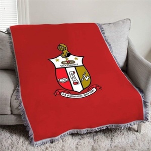 Greekgear Kappa Alpha Psi Full Color Crest Afghan Blanket Throw