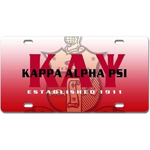 Greekgear Kappa Alpha Psi License Cover Red w/Red/Black Imprint Color