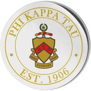 Greekgear Phi Kappa Tau Circle Crest – Shield Decal