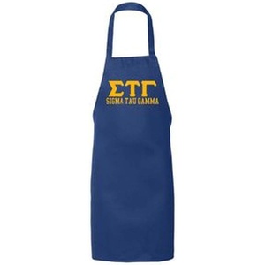 Greekgear Sigma Tau Gamma Large Apron Royal Blue