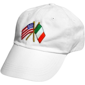 Irish – American Flag Baseball Cap(White)
