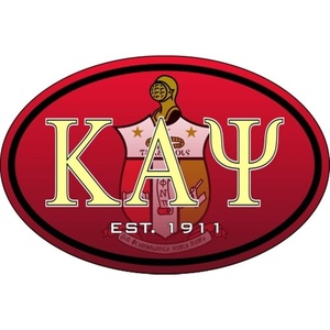Kappa Alpha Psi Color Oval Decal