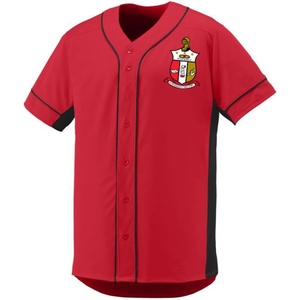 Kappa Alpha Psi Fraternity Crest Slugger Baseball Jersey(Red/White)
