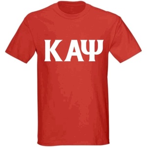 Kappa Alpha Psi Letter Tee(Red)