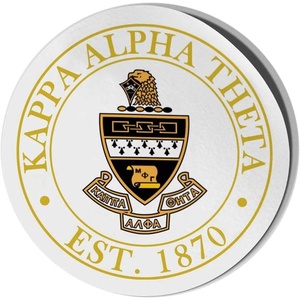 Kappa Alpha Theta Circle Crest – Shield Decal