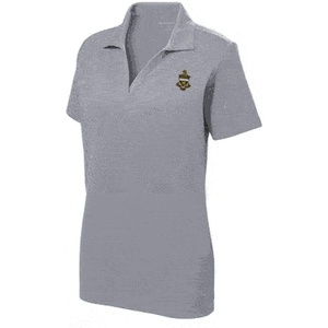 Kappa Alpha Theta Emblem Polo(Silver)