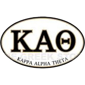 Kappa Alpha Theta Euro Style Sticker