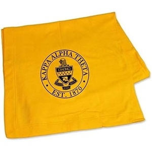 Kappa Alpha Theta Sweatshirt Blankets Yelllow