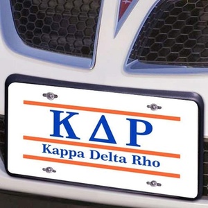 Kappa Delta Rho Lettered Lines License Cover