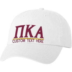 Personalized PI Kappa Alpha Pike Greek Line Hat(White)