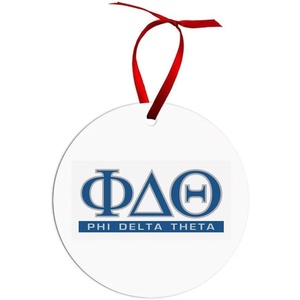 Phi Delta Theta Classic Circle Ornaments