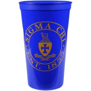 Phi Theta Big Plastic Stadium Cup Set of 4(Royal Blue)