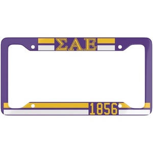 Sigma Alpha Epsilon SAE Year License Plate Frames