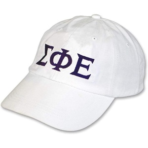 Sigma Phi Epsilon SigEp Letter Hat(White)