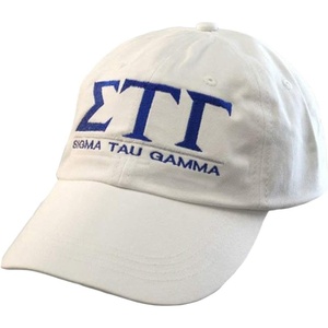 Sigma Tau Gamma World Famous Line Hat White
