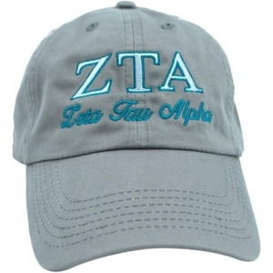 Zeta Tau Alpha Script Cap(Grey)