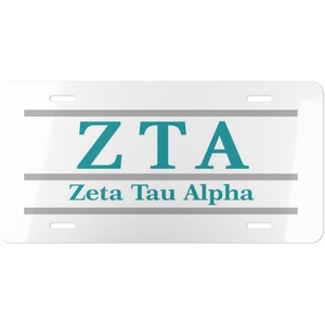 Zeta Tau Alpha ZTA Lettered Lines License Covers